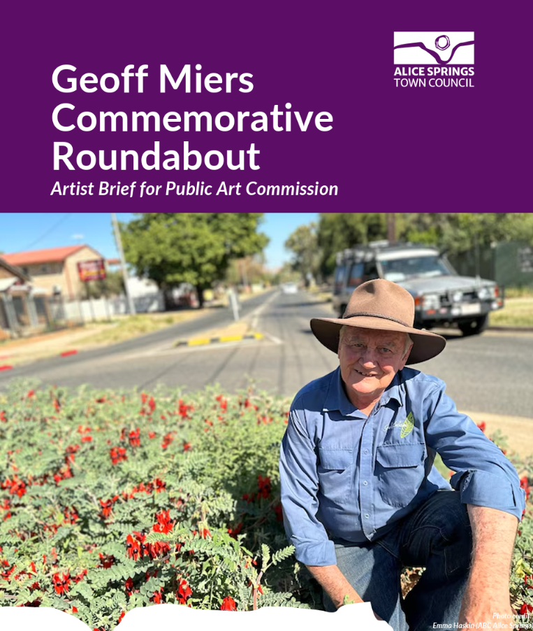 Artist Brief Cover Photo, Geoff Miers Commemorative Roundabout 2026