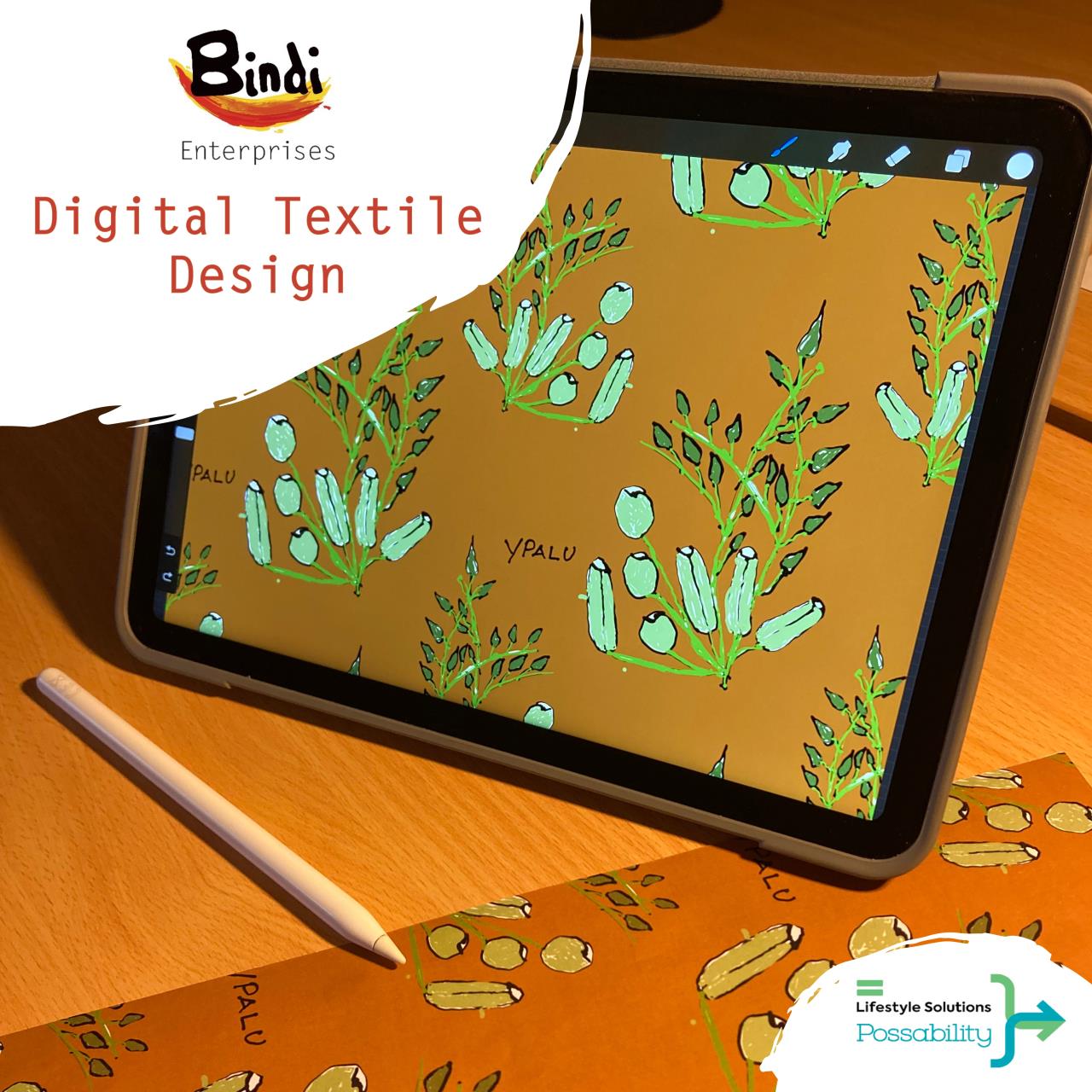 Bindi Enterprises Launches New Digital Textile Design Program Event Poster