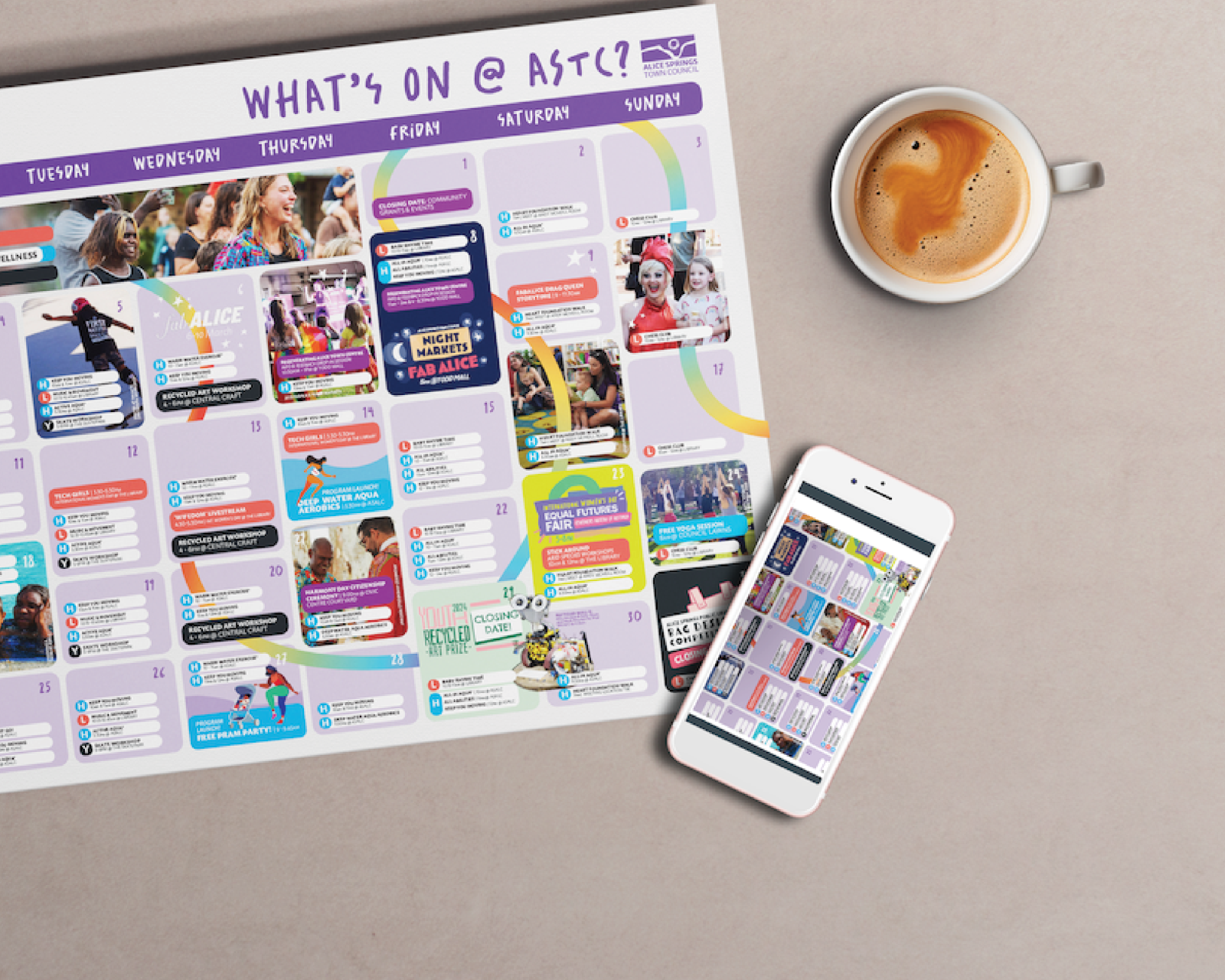 Monthly Events Calendar Image