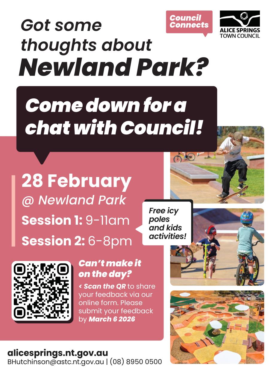 Poster, Council Connects - Newland Park Consultaiton (Feb - Mar 2026)