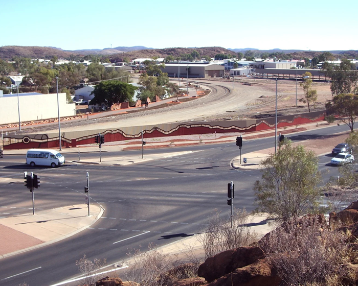 Stuart Highway Fence  - 2, SDA - Stuart Highway Fence