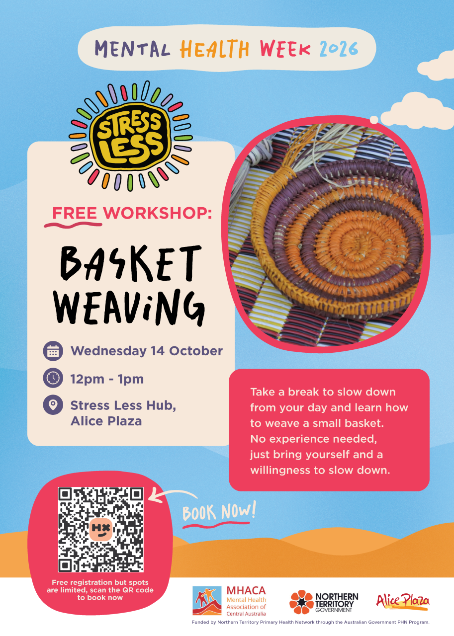 Mental Health Week Basket Weaving