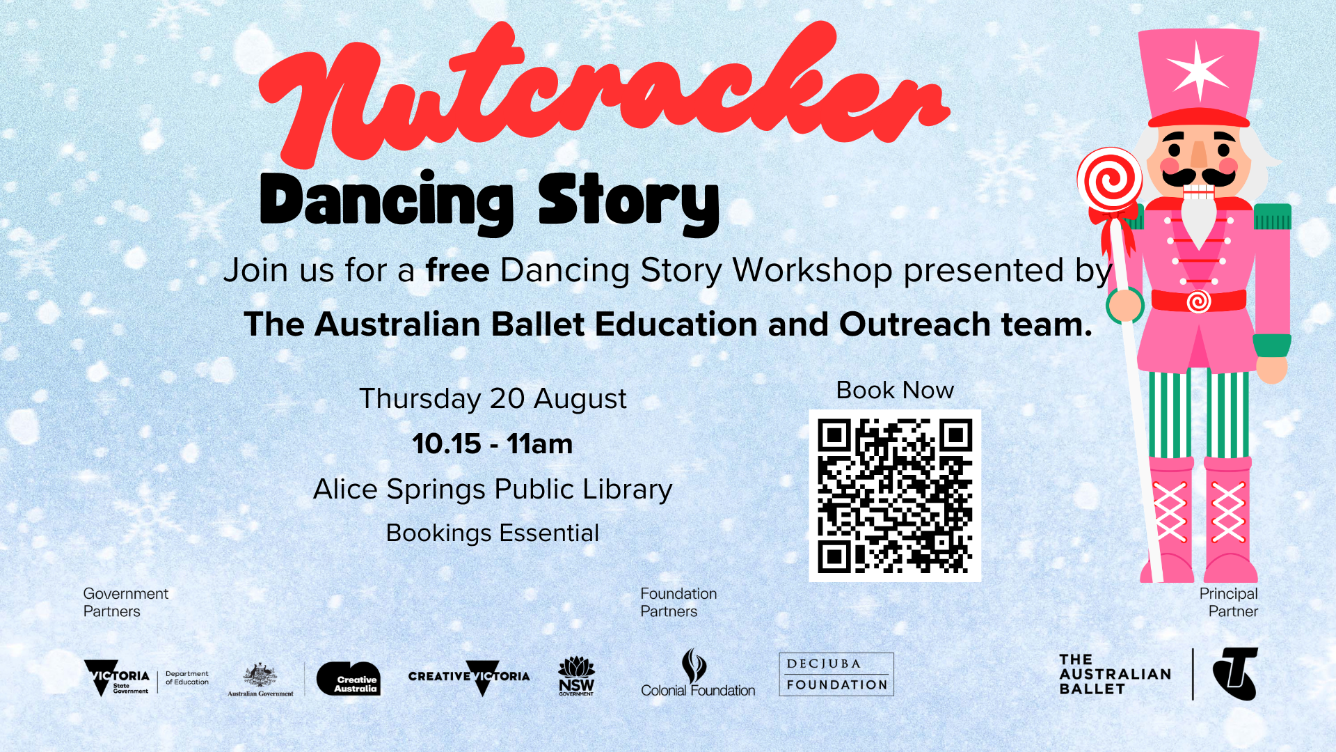 Nutcracker Dancing Story Workshop The Australian Ballet (Ages 3-5)