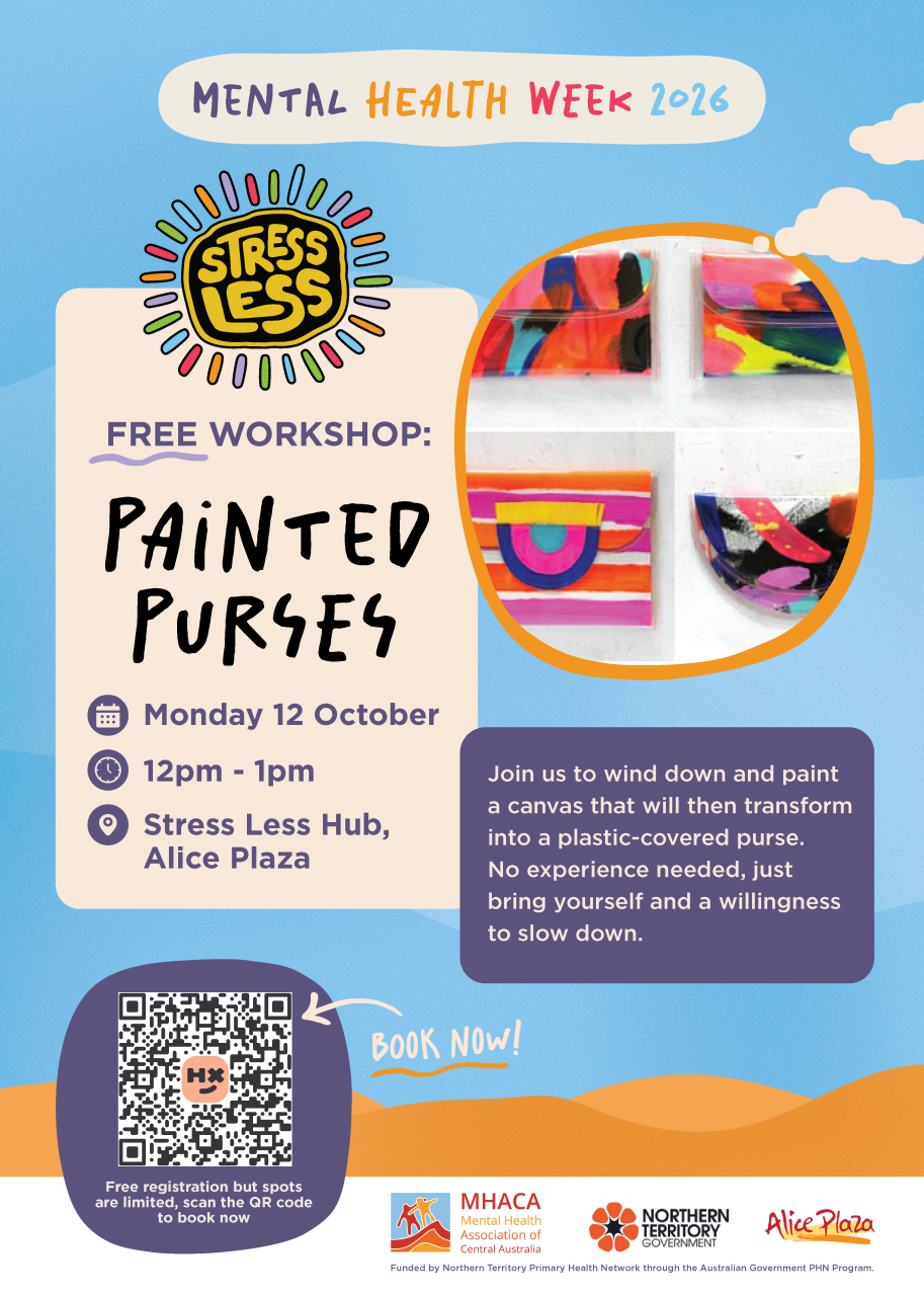 Mental Health Week Painted Purses Free Workshop