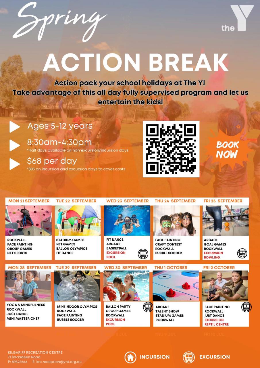 Spring Action Break @ The Y