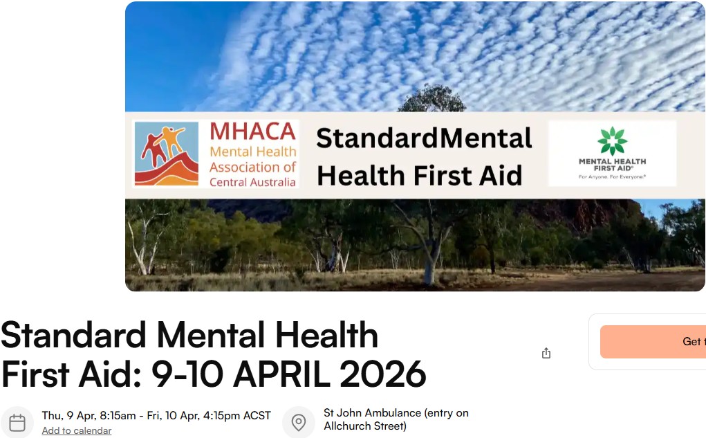 Standard Mental Health First Aid