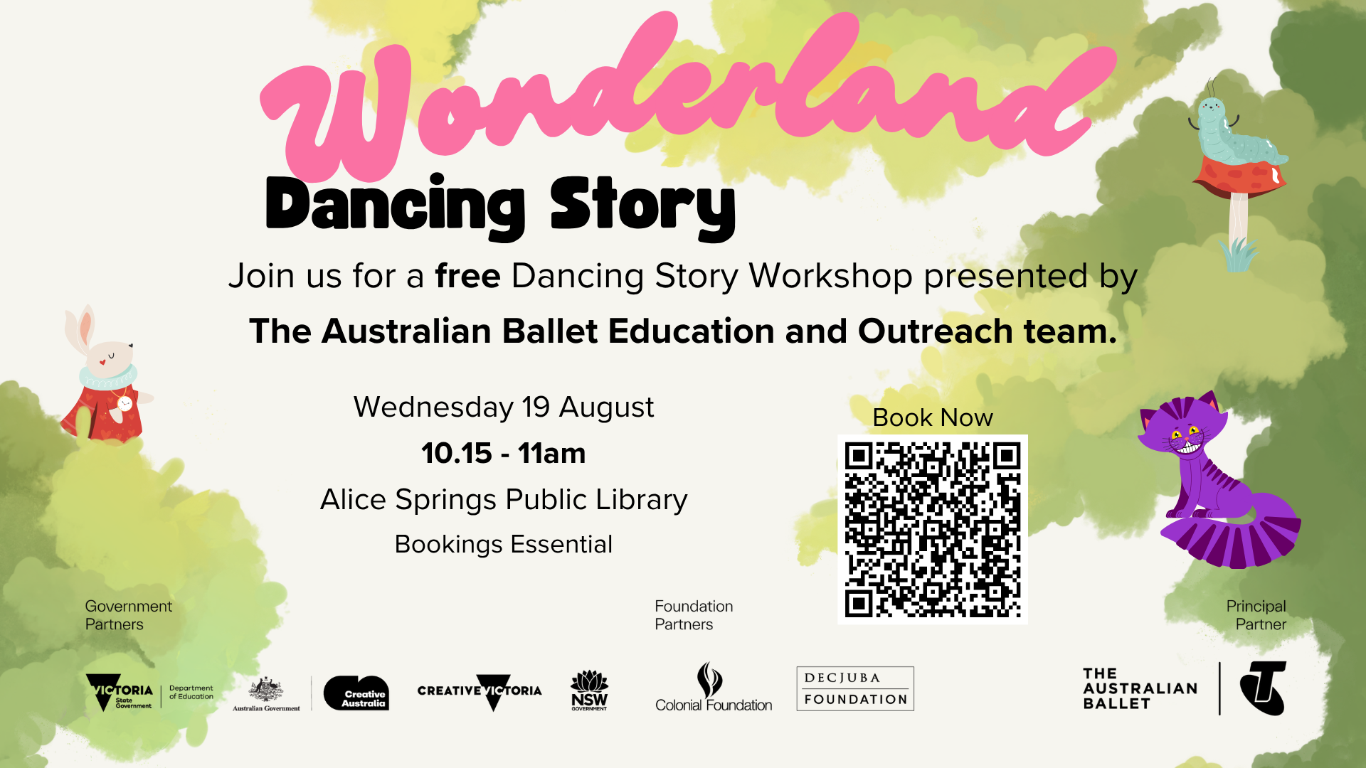 Wonderland Dancing Story Workshop The Australian Ballet (Ages 3-5)