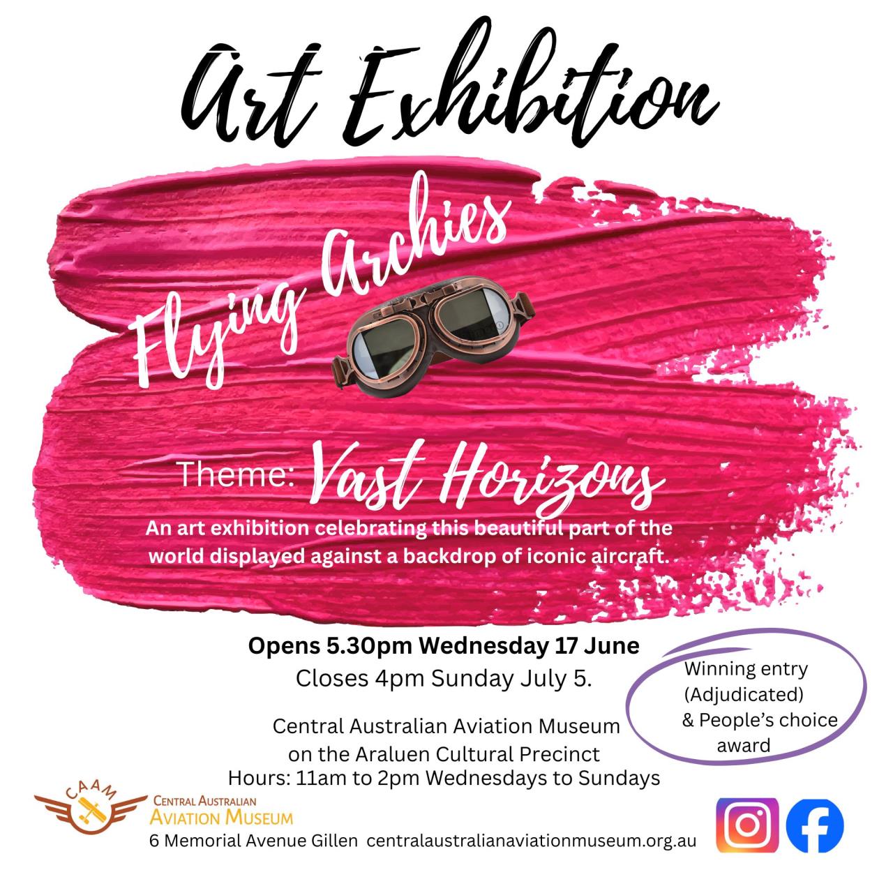 Flying Archies art exhibition